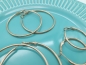 Preview: Creolen Ohrringe rosegoldfarben Edelstahl